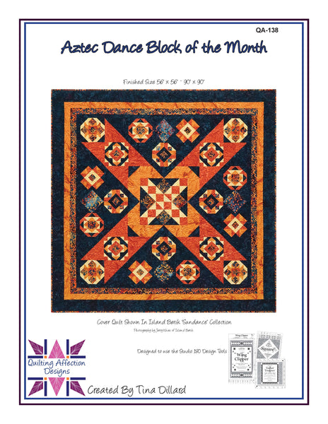 Aztec Dance Block of the Month Full Pattern