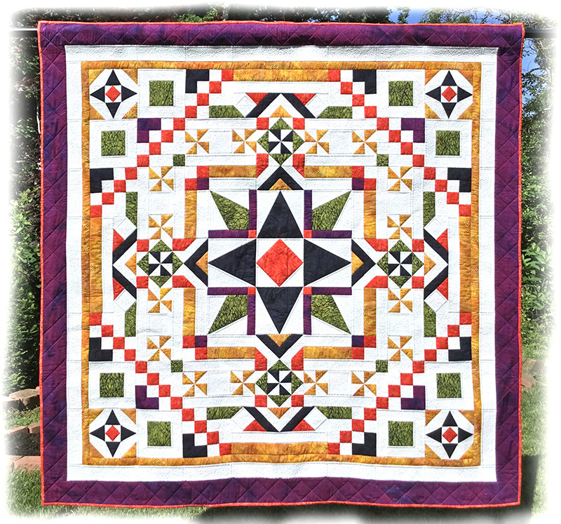 Ramblin Star Block of the Month Full Pattern