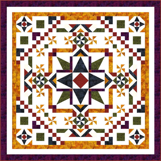 Ramblin Star Block of the Month Full Pattern