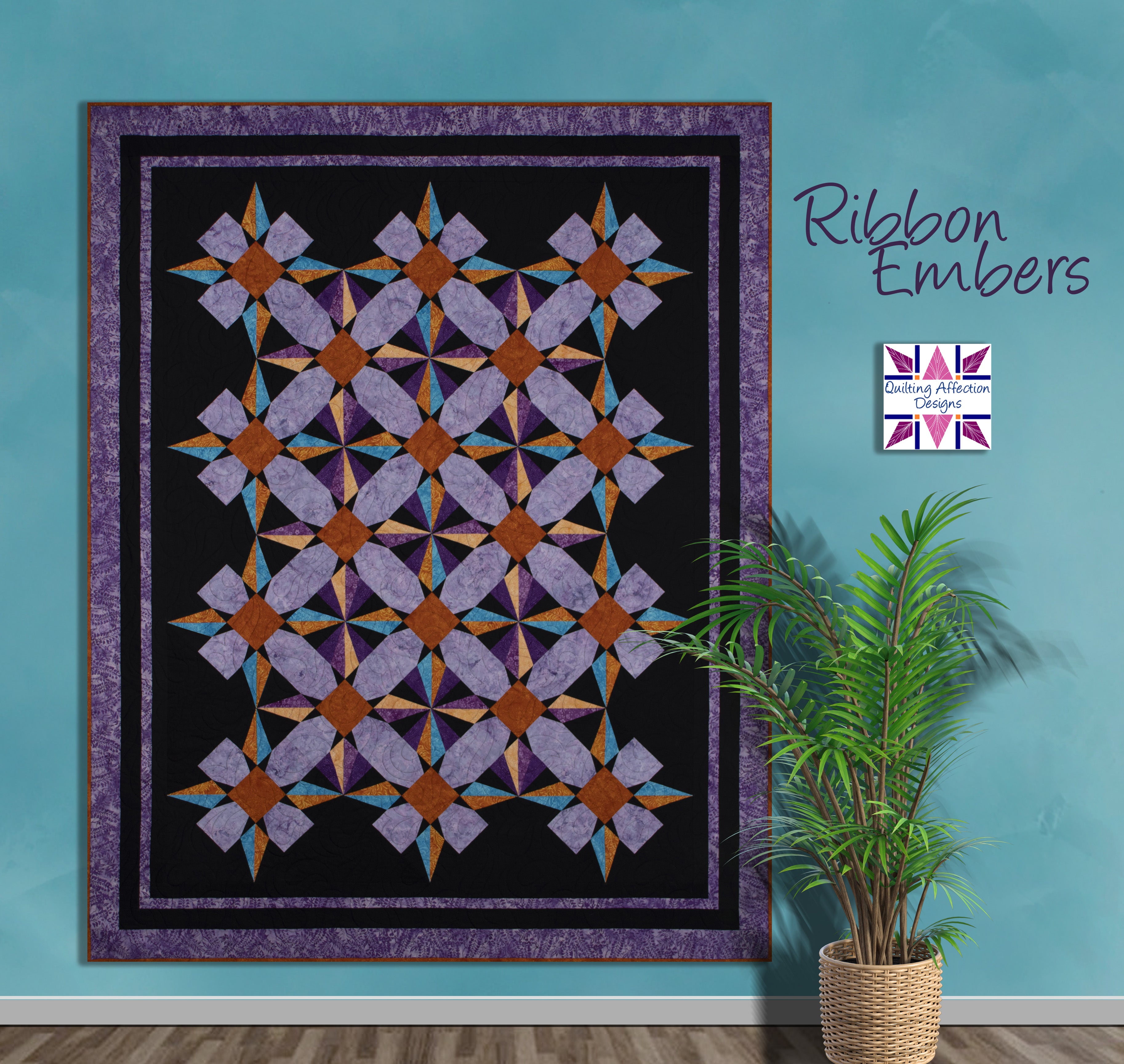 Ribbon Embers – Quilting Affection Designs